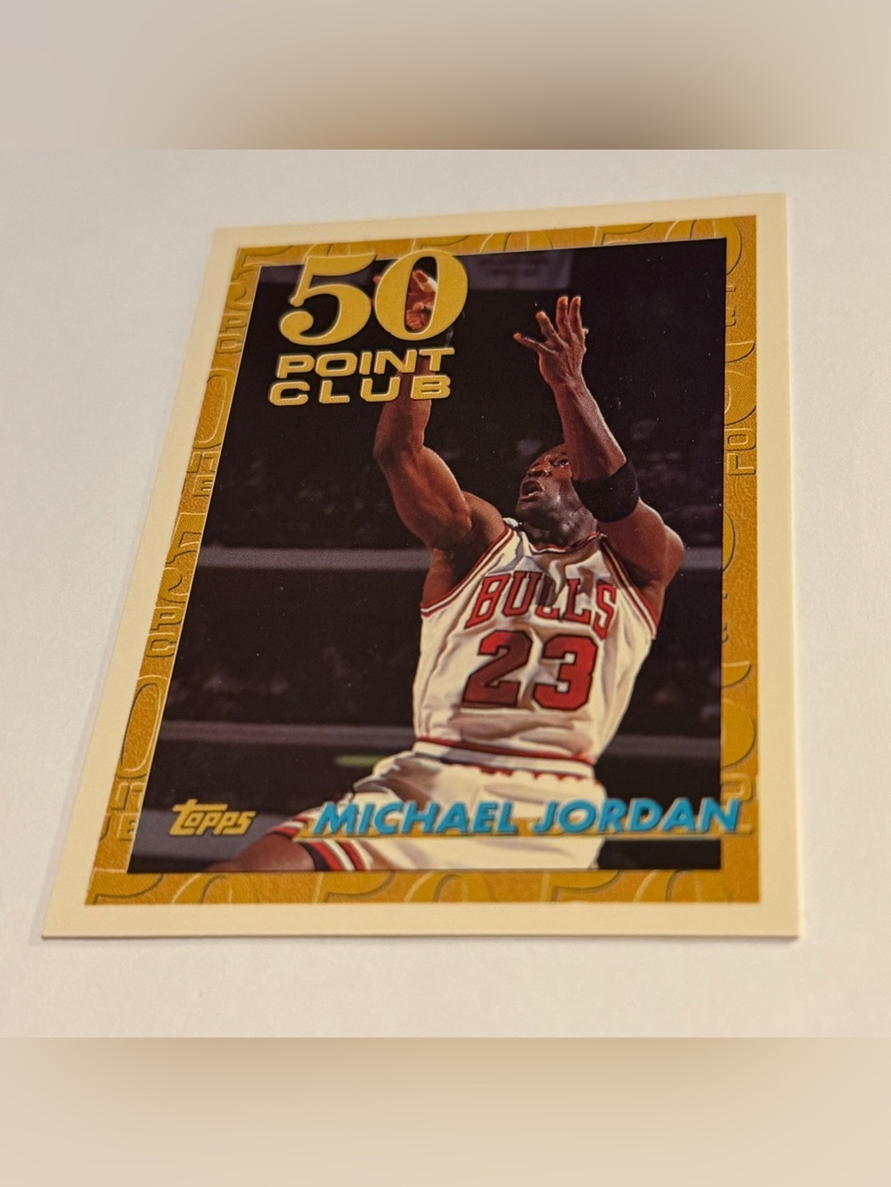 Michael Jordan 1993 Topps Basketball Card 50 Point Club Vintage #64 Collectible - Picture 3 of 3
